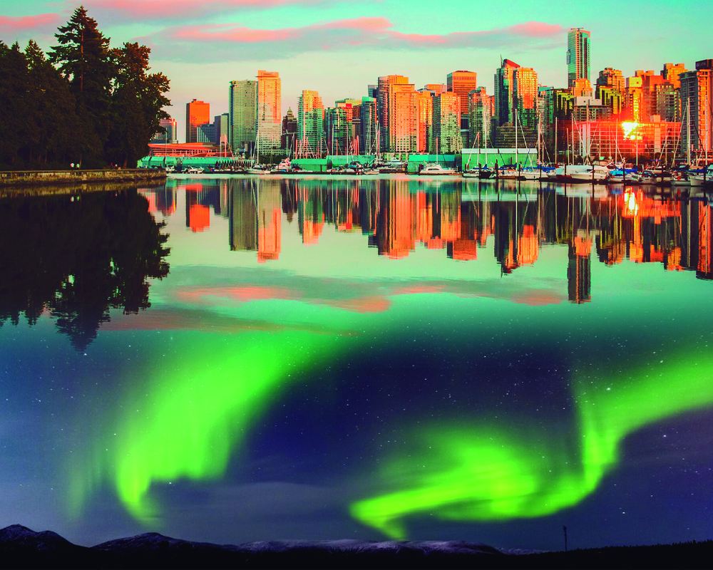 Vancouver y Auroras Boreales  